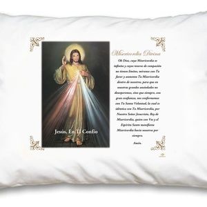 Divine Mercy Pillow Case - Spanish Prayer